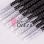 Perii cu microfibra pentru gene false fir cu fir Cilindric 100 bucati - 74376
